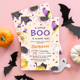 Halloween Baby Shower Party Inbjudningar