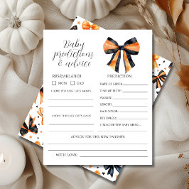 Halloween Baby Shower Predications & Advice Lakan