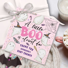 Halloween Baby Shower Rosa Girl Girl Cute Little B Gåvor Etiketter