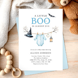 Halloween Baby Shower Söt Inbjudan