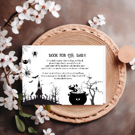 Halloween Baby shower spelbok för bebis önskemål E Tilläggskort