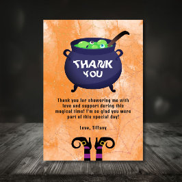 Halloween Baby Shower Tack Kort