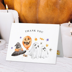 Halloween Baby Shower - tackkort