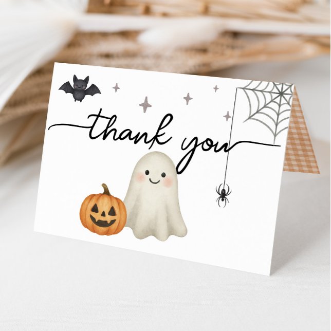 Halloween Baby Shower Vikt Tackkort (Skapare uppladdad)