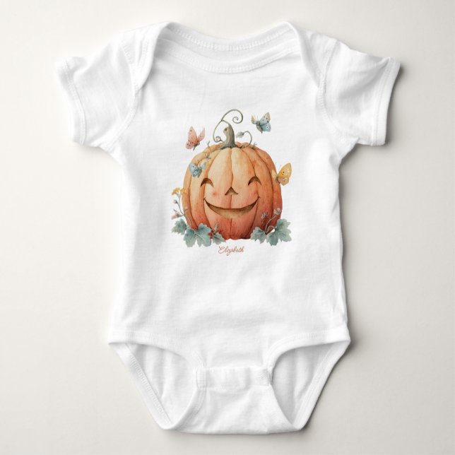 Halloween Baby T-Shirt (Framsida)
