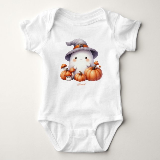 Halloween Baby T-Shirt (Framsida)