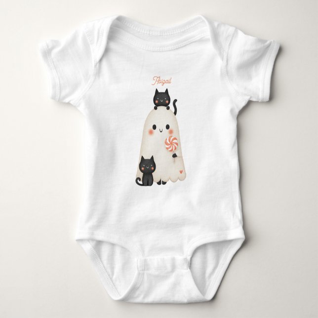 Halloween Baby T-Shirt (Framsida)