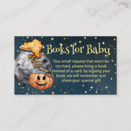 Halloween-babydusch bok-begäran tilläggskort