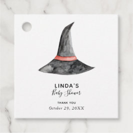 Halloween-babyhäxa är en enkel elegant gåvor etiketter