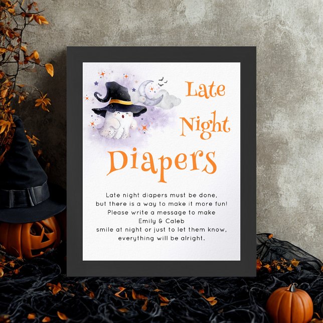 Halloween-babykläder för sen nattledighet poster (Skapare uppladdad)