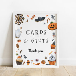 Halloween-babyvykort och gåvor poster