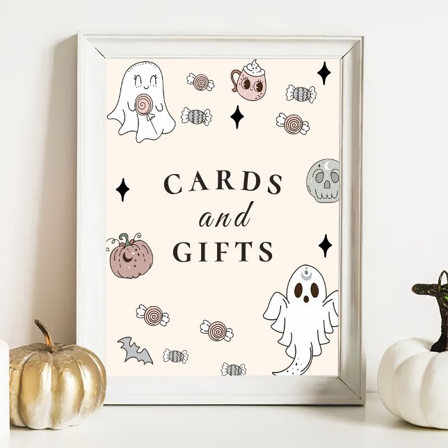 Halloween-babyvykort och presentkort poster (Skapare uppladdad)