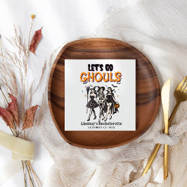 Halloween Bachelorette låt oss gå i räd Pappersservett