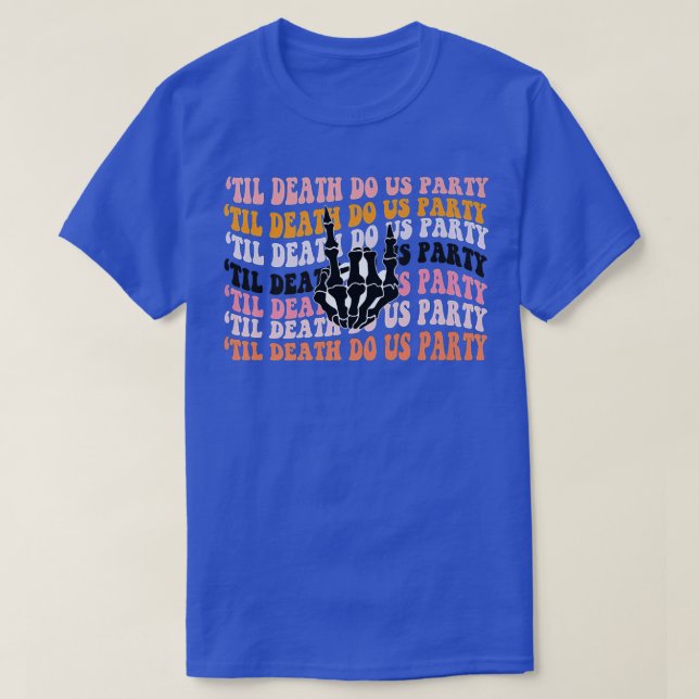 Halloween Bachelorette-partiets talesman eller doe T Shirt (Design framsida)