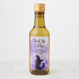 Halloween Bachelorette Party Drink Up Witches Vinetikett