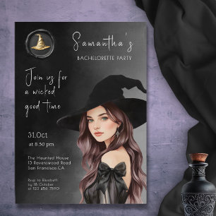 Halloween Bachelorette Party-inbjudan Inbjudningar