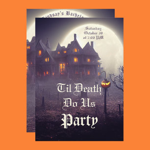 Halloween Bachelorette Party-inbjudan Inbjudningar