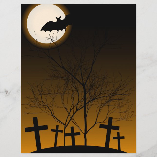 Halloween Background Reklamblad (Framsidan)