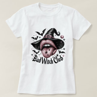 Halloween Bad Witch Klubb Adsible T Shirt