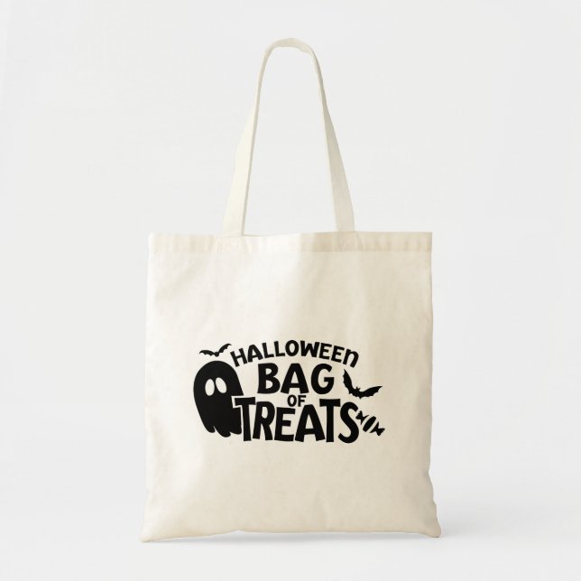 Halloween Bag av Treats Tote Tygkasse (Framsidan)