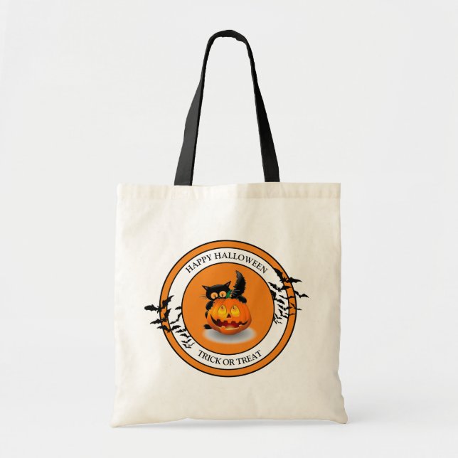 Halloween Bag Tygkasse (Framsidan)