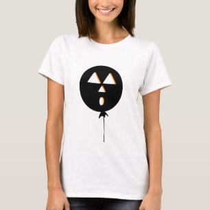 Halloween ballongpumpa svart orange t shirt