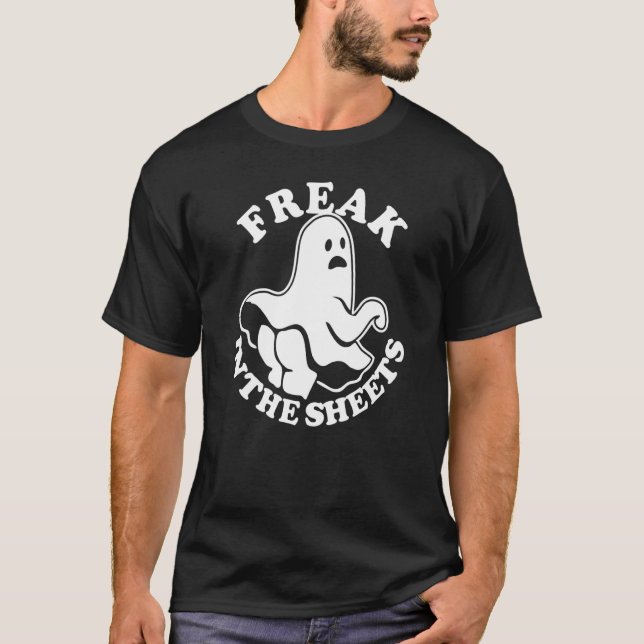 Halloween Bara En Konstig I Lakanen T Shirt (Framsida)