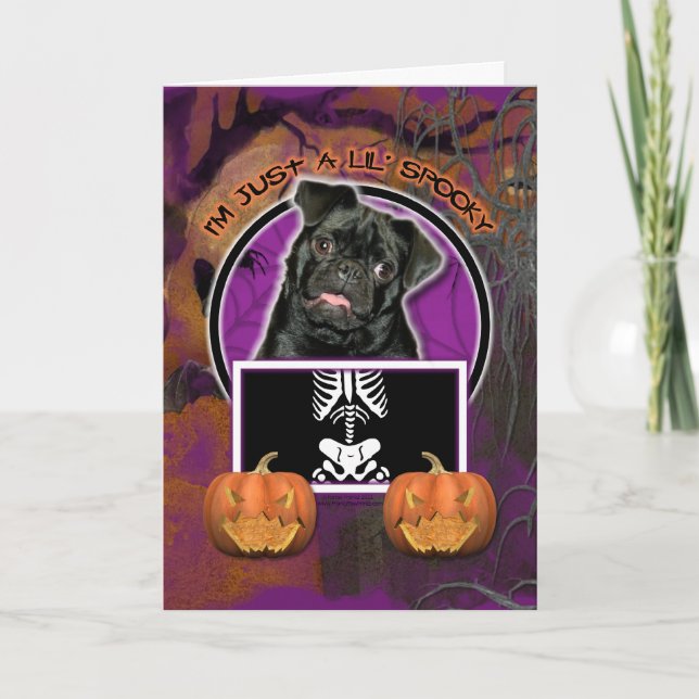 Halloween - Bara en Lil-talesoky - Pug - Ruffy Kort (Framsida)