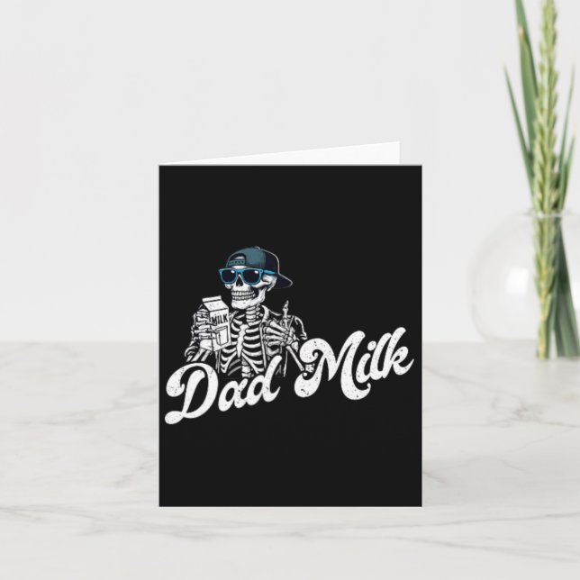 Halloween bara en Pappa som alltid kom Ck Skeleton Kort (Framsida)