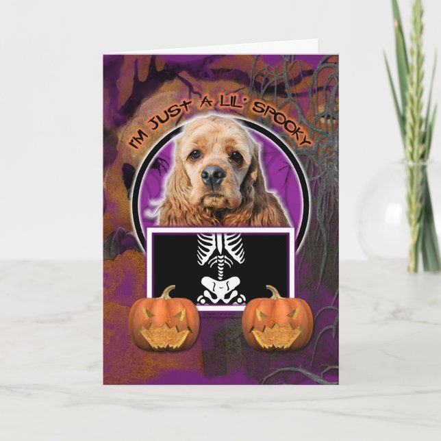 Halloween - Bara ett Lil-taloky - Cocker spanel Kort (Framsida)