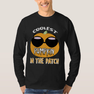 Halloween-barn Coolaste pumpen i lappen illustr T Shirt