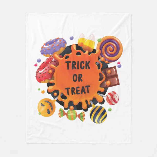 halloween-barn fleecefilt (Framsidan)