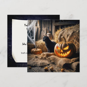 Halloween Barnkalas Inbjudningar