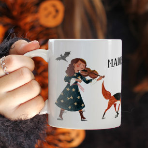 Halloween-barnkostymen parad kaffemugg