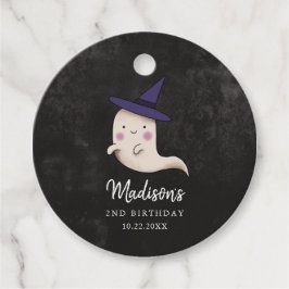 Halloween Barns födelsedag Party Witch Ghost Gåvor Etiketter