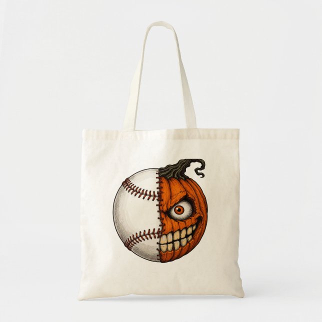 Halloween baseboll tygkasse (Framsidan)