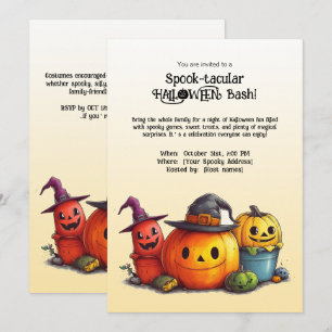 HALLOWEEN Bash! Inbjudningar