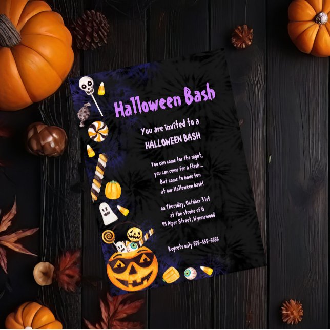 Halloween Bash Inbjudningar (Skapare uppladdad)