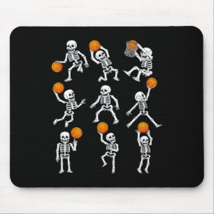Halloween Basketball Skeletons Dunking Dribble Boy Musmatta