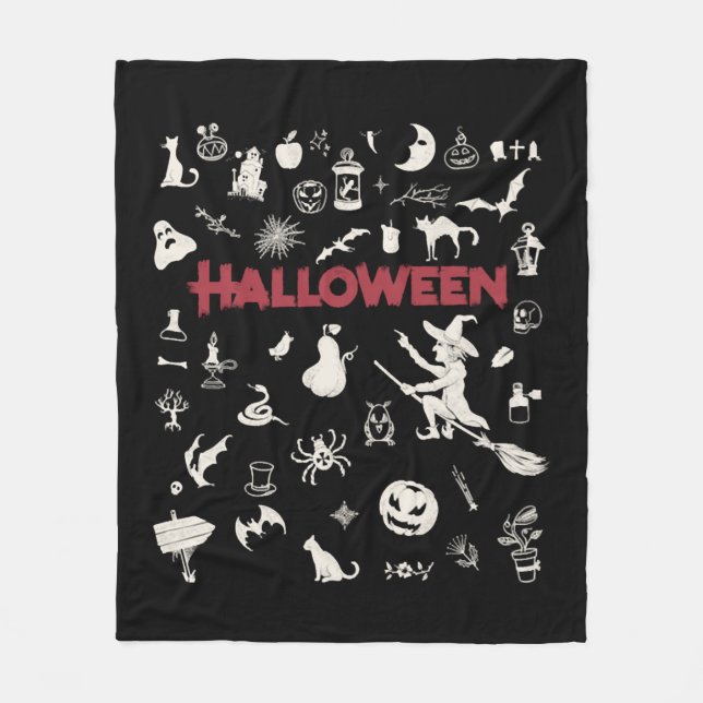 Halloween bästa fleecefilt (Framsidan)