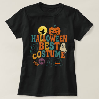 Halloween Bästa Kostym – Skräckinjagande Retro T-S T Shirt