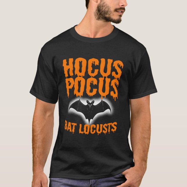 Halloween Bat Nocturnal Spooky Horror T Shirt (Framsida)