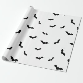 Halloween Bat Pattern Spooky Presentpapper