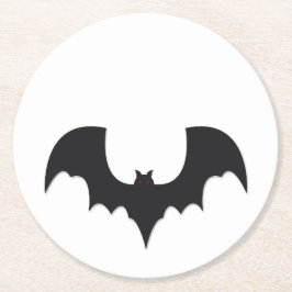 Halloween bat underlägg papper rund