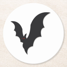 Halloween bat underlägg papper rund