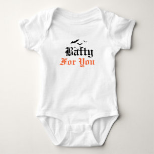 Halloween Batty for You Infant Creeper T Shirt