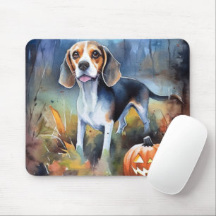 Halloween-beagle med pumpor-skandal musmatta