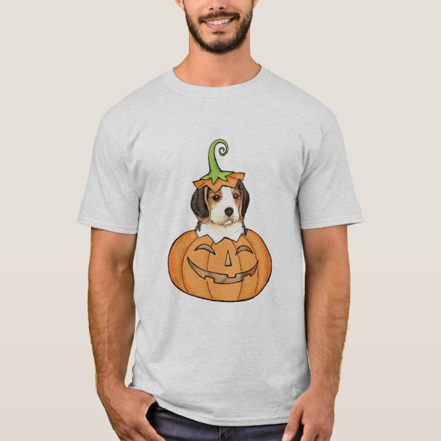 Halloween Beagle T-shirt (Framsida)