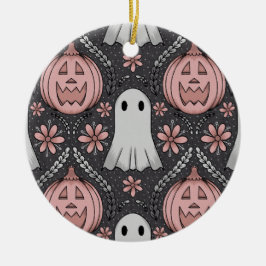 Halloween beauty  julgransprydnad keramik