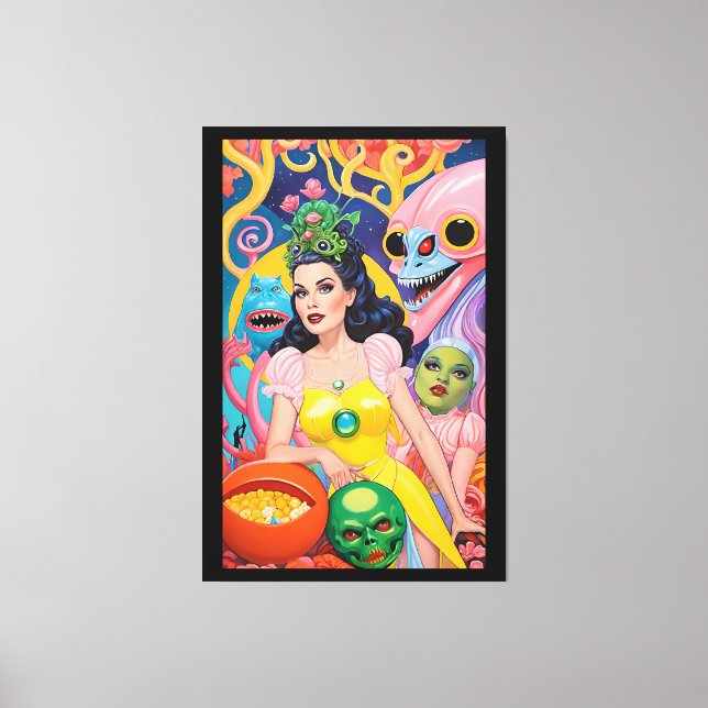 Halloween Beauty Scene - Ken Gage Art Canvastryck (Framsida)